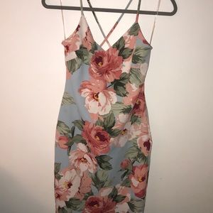 Floral midi dress